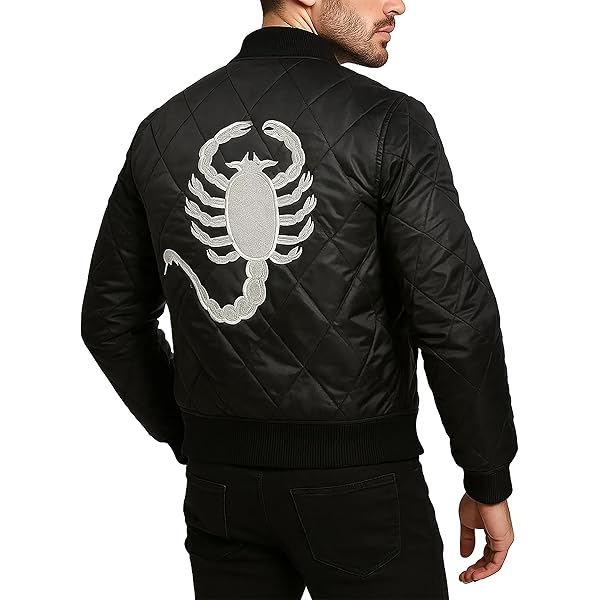 ジャケット・アウター GIBOUS SNAKE SCORPION BLOUSON BLACK 51SjoLtEKCL.jpg